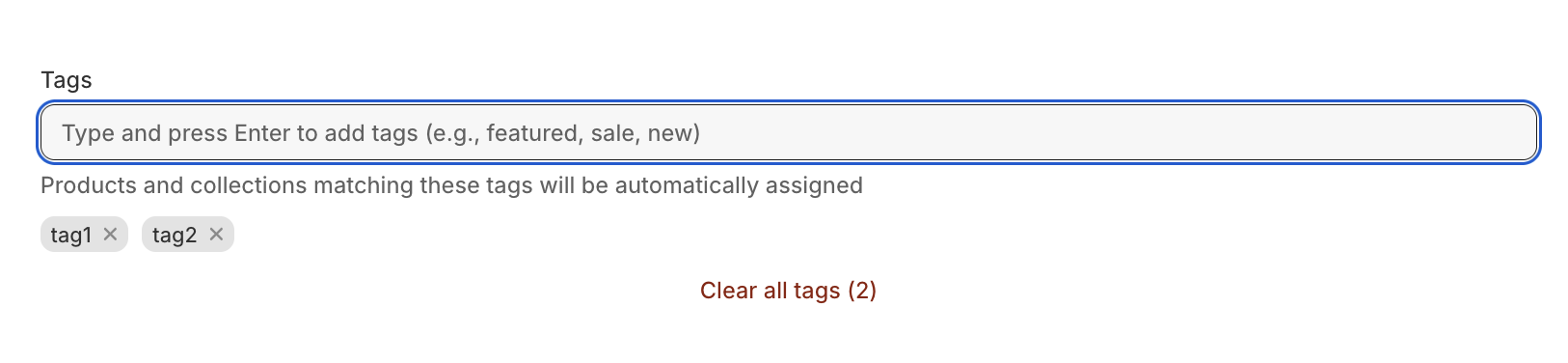 Assign by tags